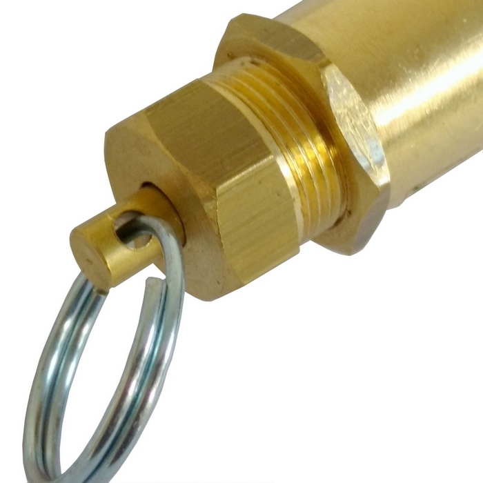 Válvula de segurança ou alívio 100 psi/libras (6,9 bar), rosca 1/4