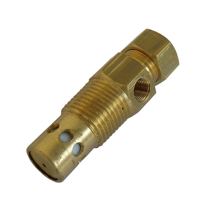 Válvula De Retenção 1/2" NPT x Tubo 1/2" - BP06, Com Pistão Em Teflon Para Compressor A pistão.