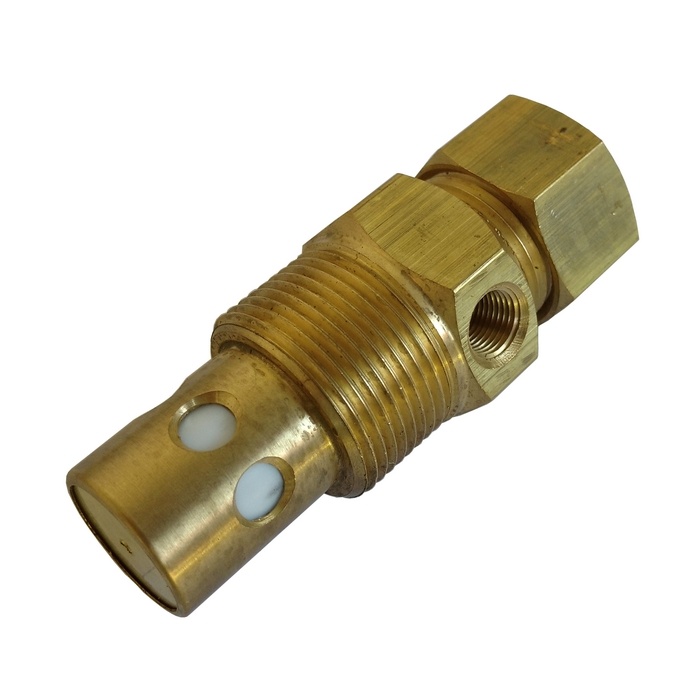 Válvula De Retenção 7/8" BSP x Tubo 3/4" - 20 Primax Com Pistão Em Teflon Para Compressor A Pistão