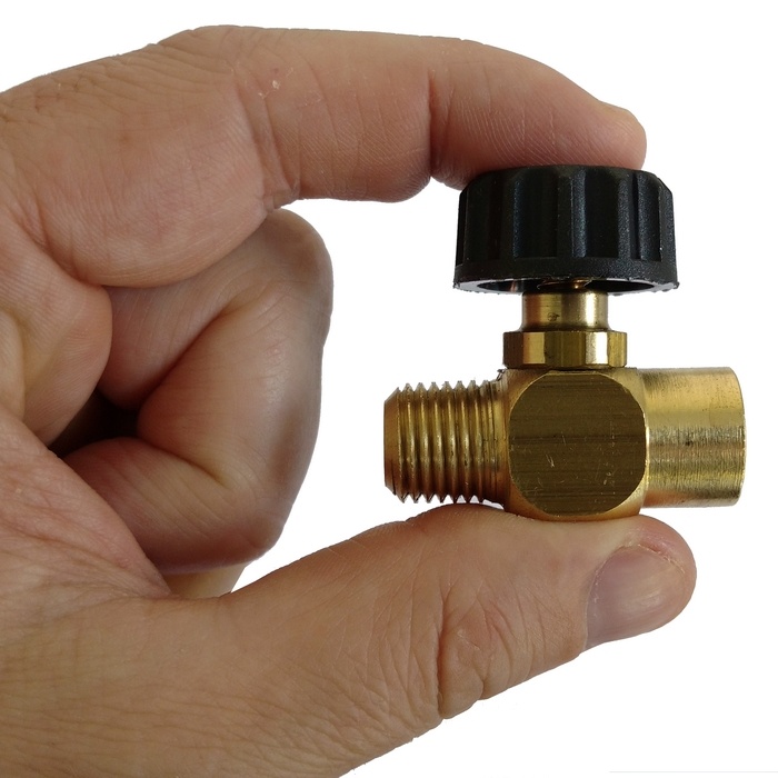 Registro agulha rosca externa 1/4