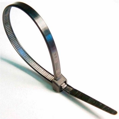 Abraçadeira plástica de nylon 280 x 4,9 x 1,3 na cor preta