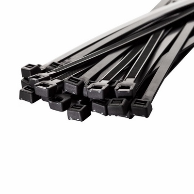 Abraçadeira plástica de nylon 400 x 7,5 x 1,9 na cor preta