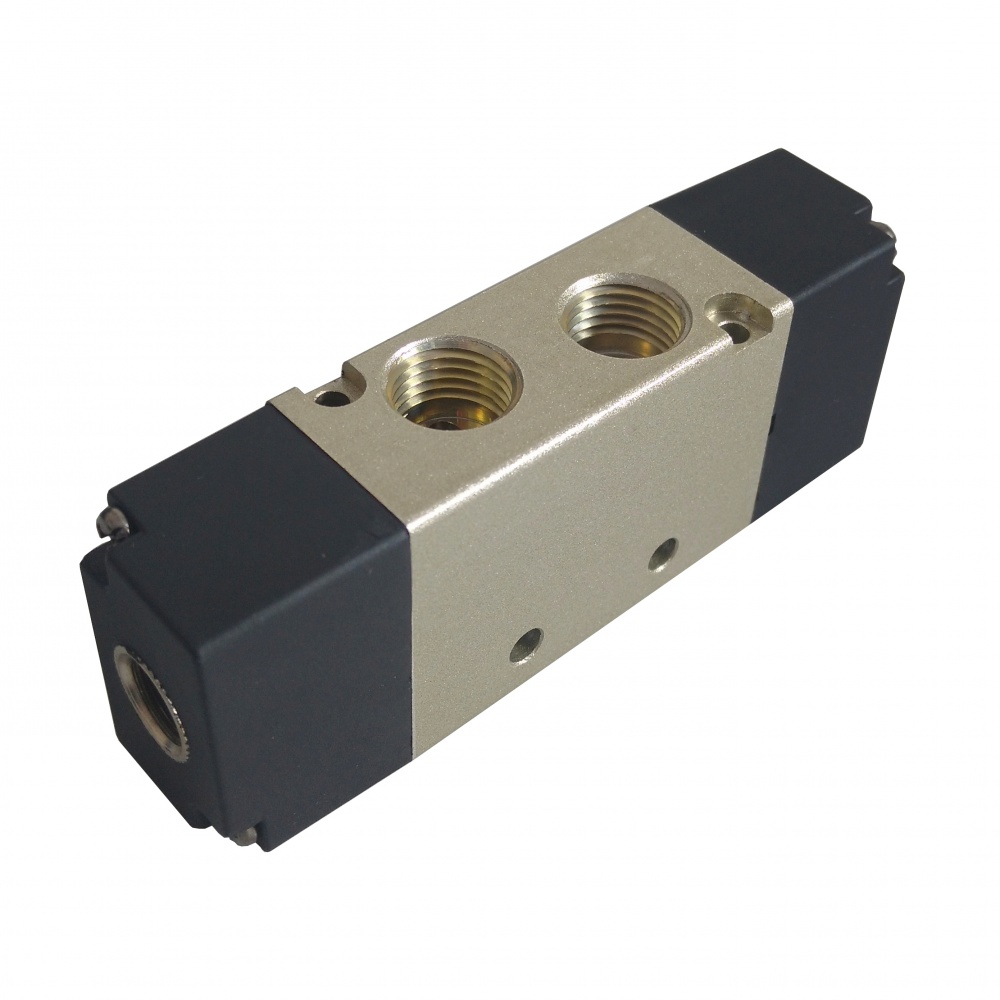 Válvula duplo/piloto 1/4 5/2 vias