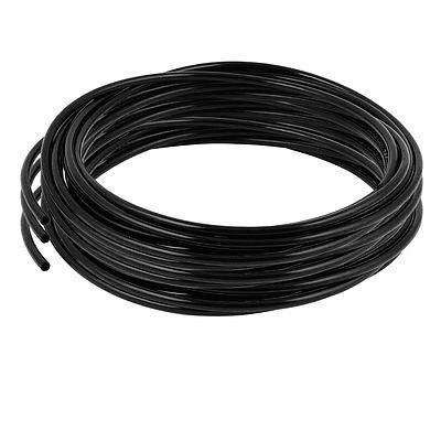 Mangueira ou tubo PU 12 mm x 2,00 em poliuretano na cor preta (Preço por metro)
