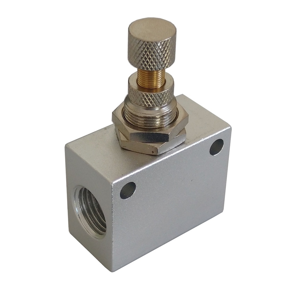 Válvula Controle De Fluxo 1/4" C/ Fixação