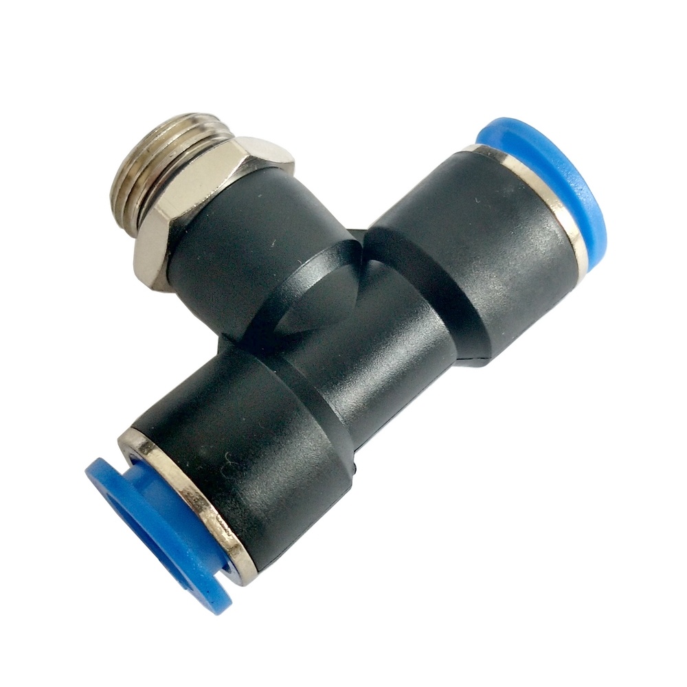 Tee Macho Central Tubo 10 x 1/4