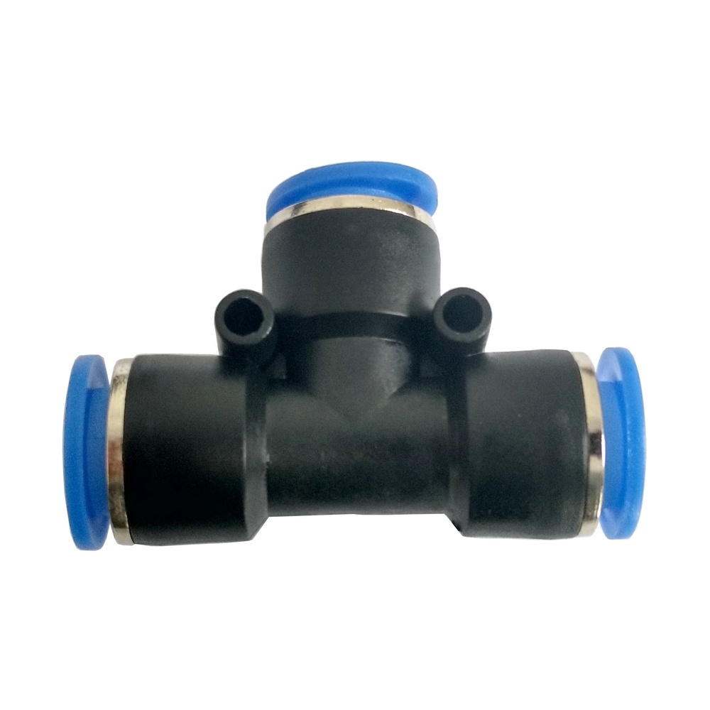 Tee União Tubo 6 - PUT (Conexão Pneumática Instantânea)