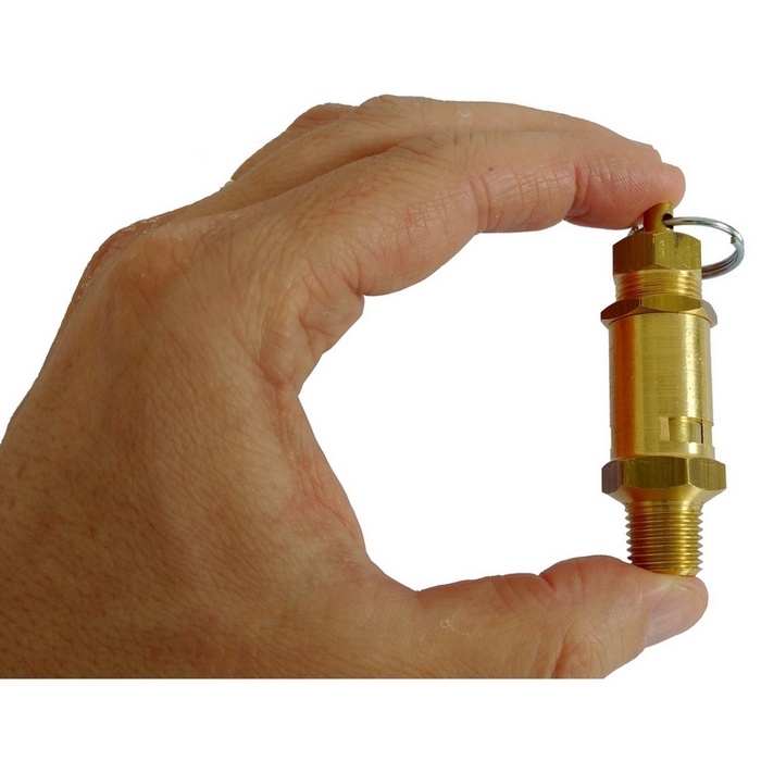 Válvula de segurança ou alívio 200 psi/libras (13,8 bar), rosca 1/4
