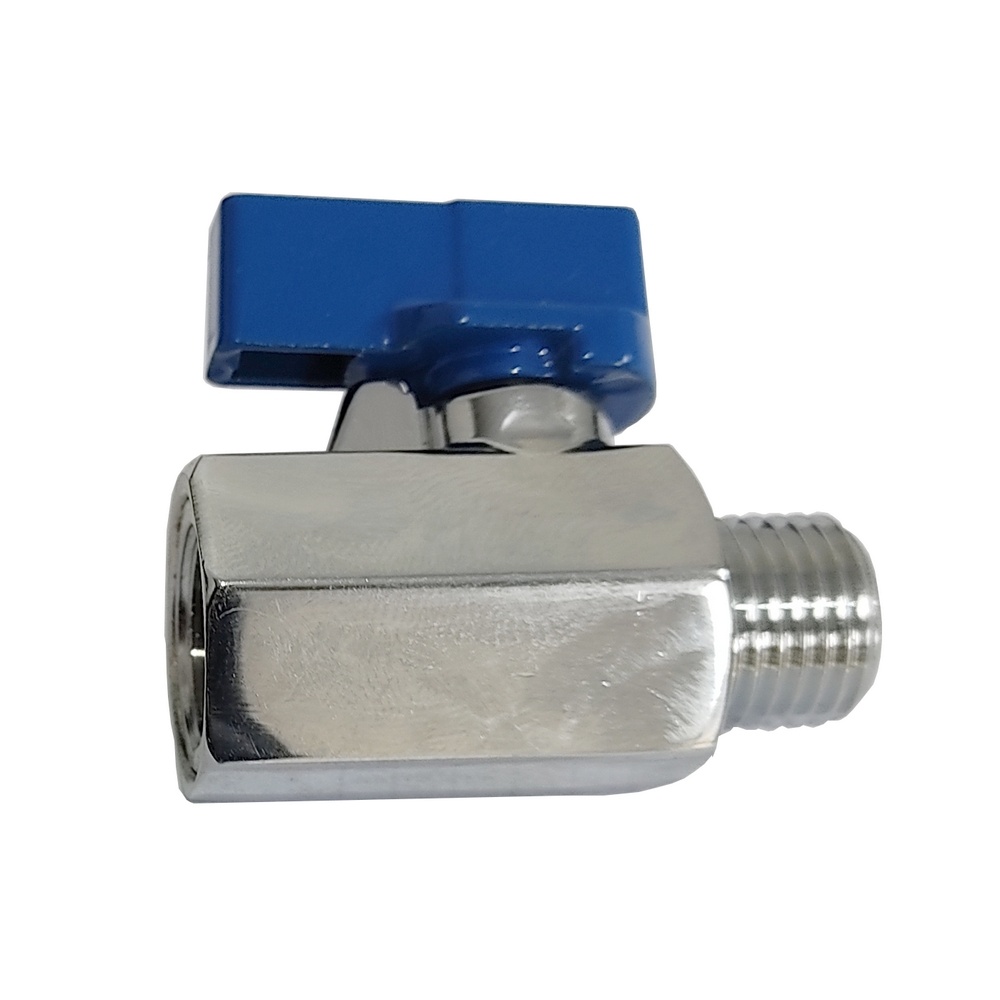 Válvula De Esfera Mini Macho/Fêmea 3/4