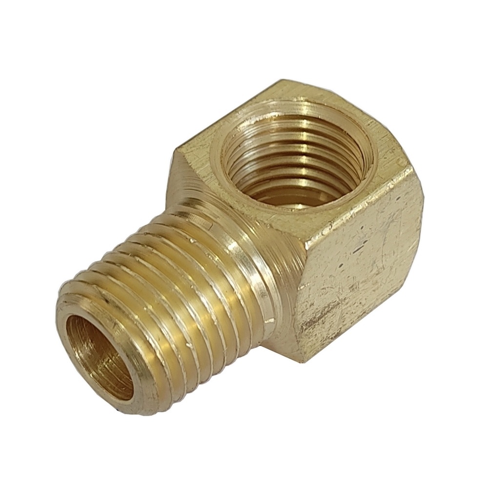 Cotovelo Reduzido Macho/Fêmea 90º 1/4" NPT em Latão