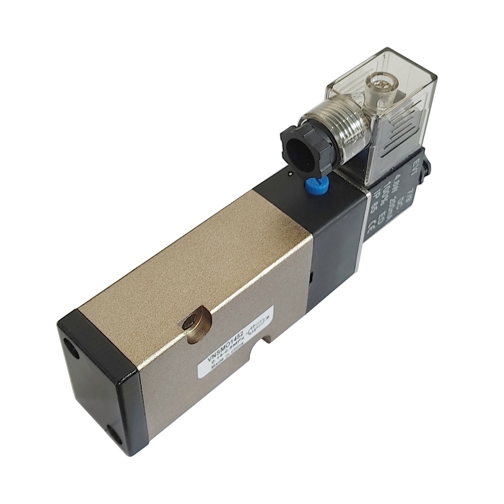 Válvula Solenóide/Mola 1/4 5/2 Vias 220 VCA Modelo Namour - VNSMO1452E2L