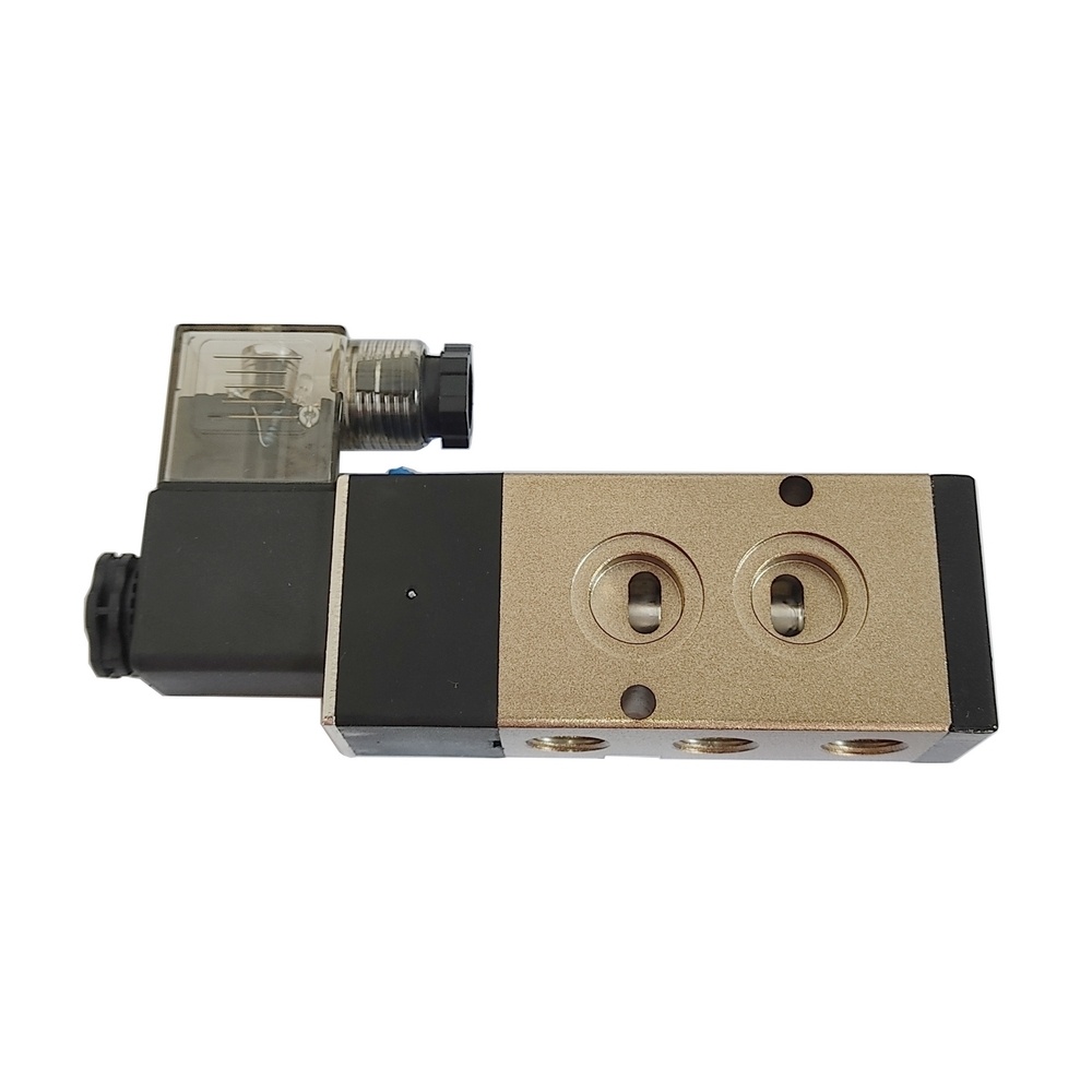 Válvula Solenóide/Mola 1/4 5/2 Vias 220 VCA Modelo Namour - Código VNSMO1452E2L