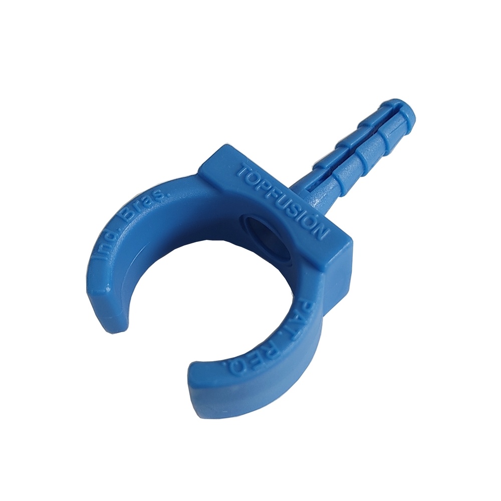 Curva Soldável Curta 90º 20 mm - PPR Azul (Linha TopAir / TopFusion)