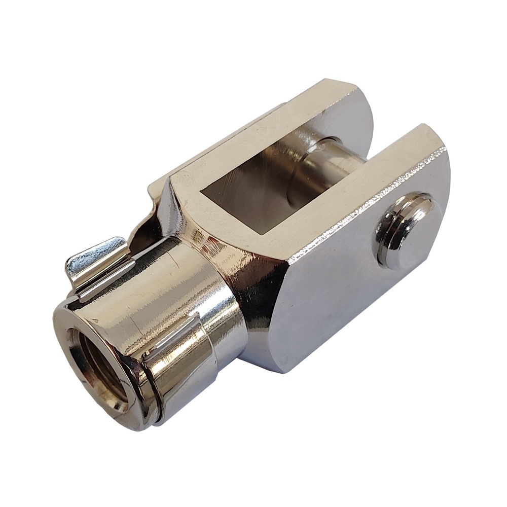 Ponteira Fêmea/Garfo Ø 80/100 Com Rosca M20 x 1,5 Para Cilindros ISO e Mini ISO.