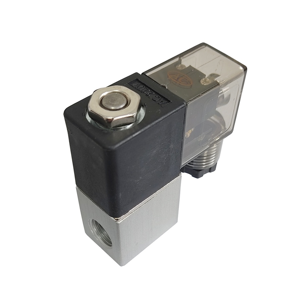 Válvula Solenóide Mini 1/4 2/2 Vias 220 VCA