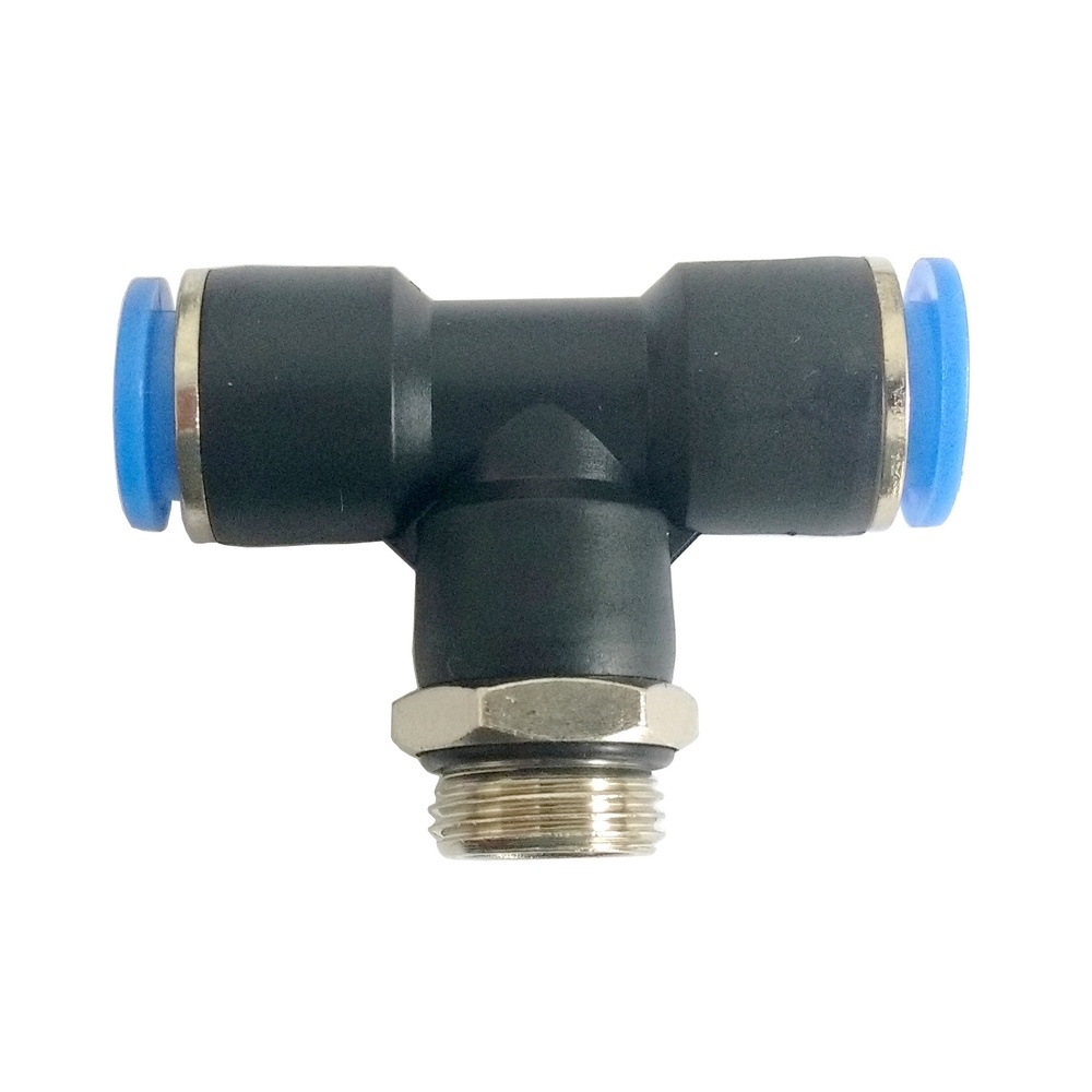 Tee Macho Central Tubo 6 x 1/4