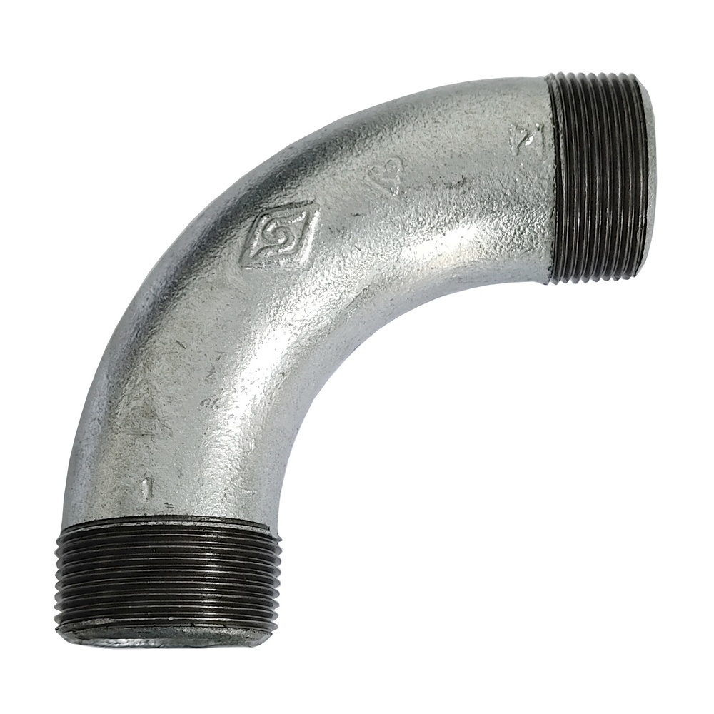 Curva Macho 90º 1/2" BSP - Galvanizada