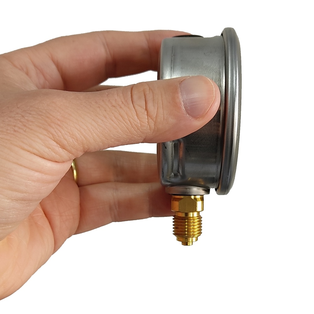 Manômetro Vertical 3000 PSI Com Rosca 1/4