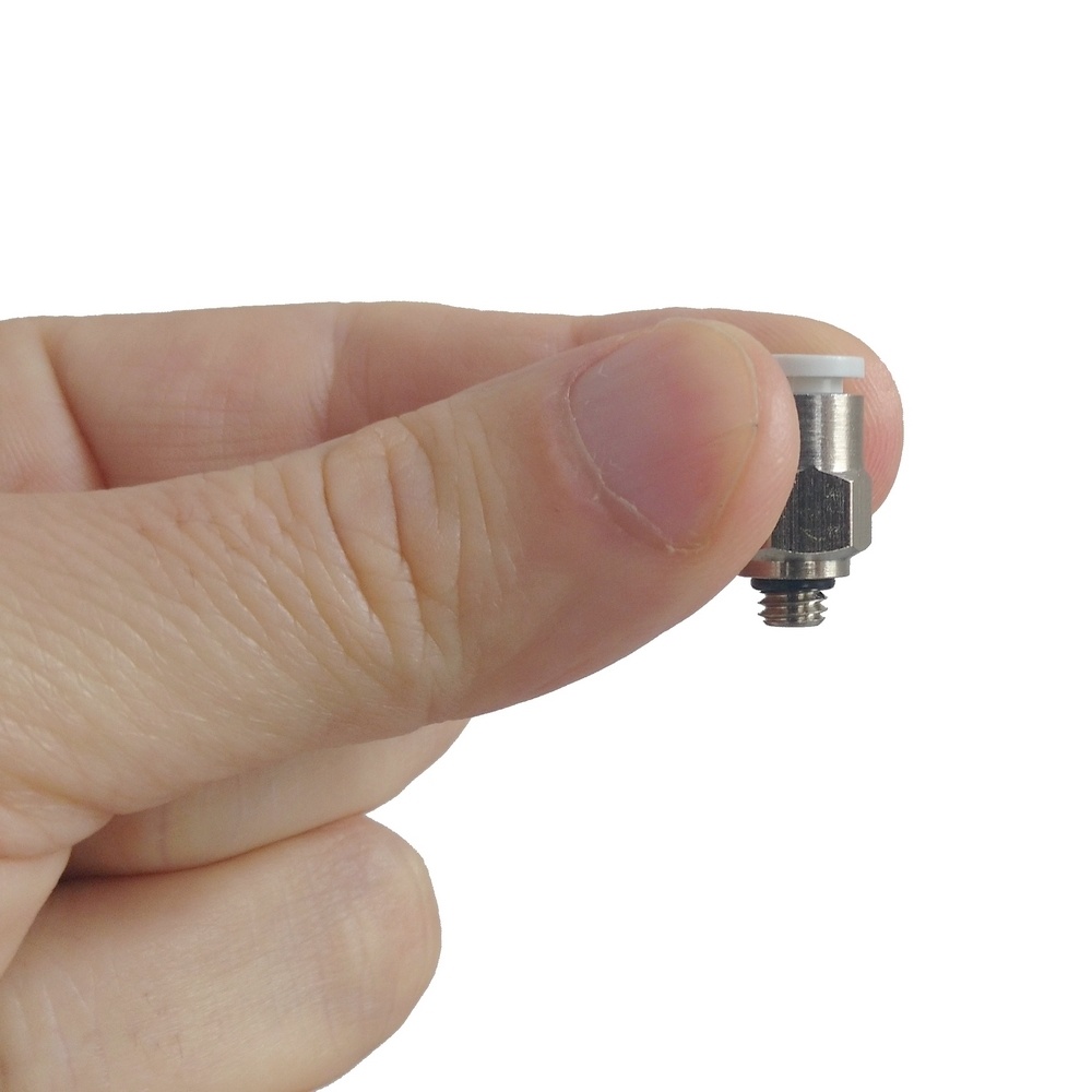 Conector Reto Compacto 6 x M5 - PC (Conexão Pneumática Instantânea)