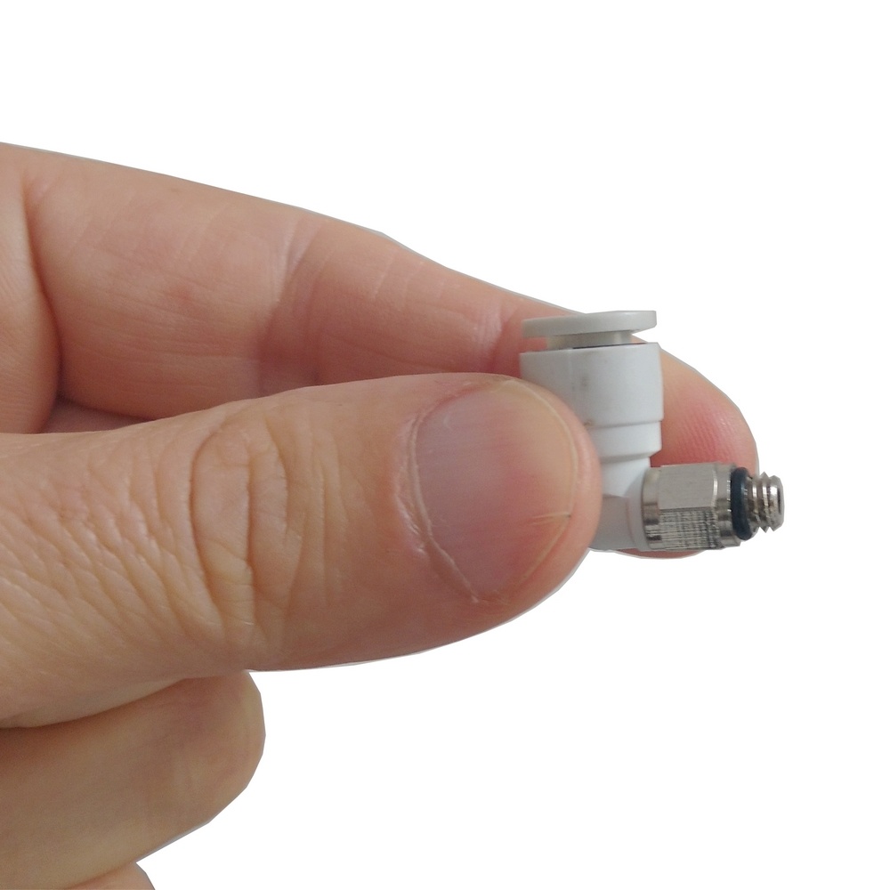 Cotovelo Macho Compacto 6 x M5 - PL (Conexão Pneumática Instantânea)