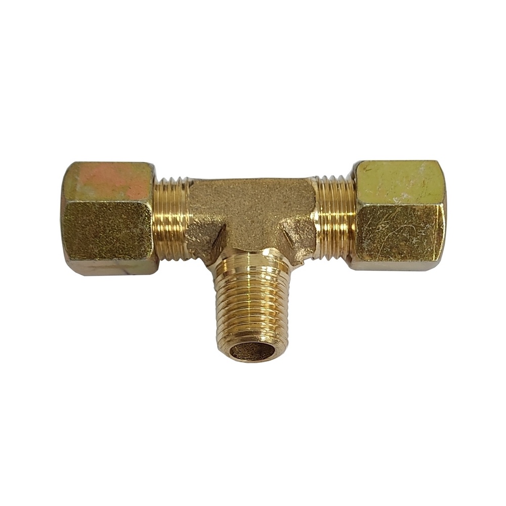Tee Macho Central Tubo 10 mm x 1/4