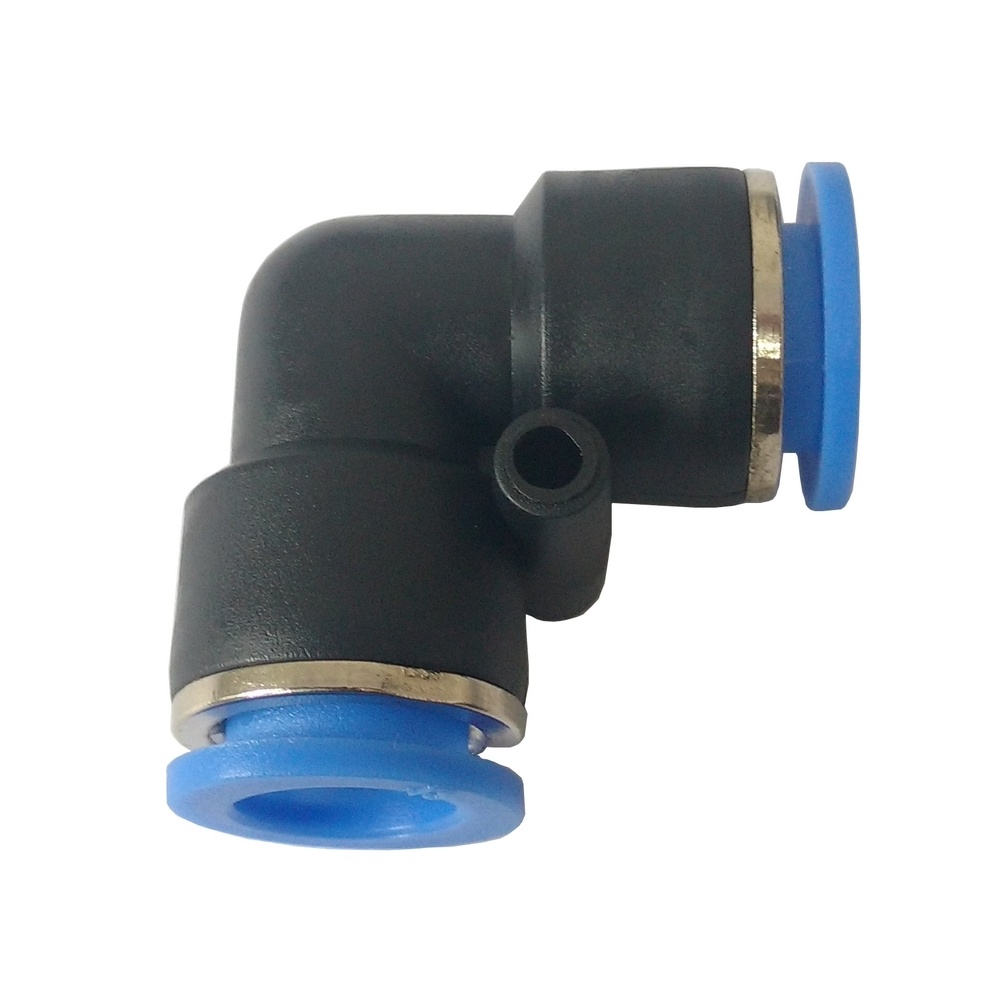 Cotovelo União Tubo 10 mm - PUL (Conexão Pneumática Instantânea)