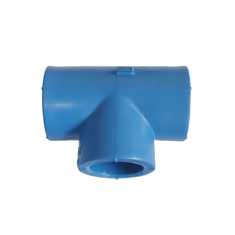 Tê 20 mm - PPR Azul (Linha TopAir / TopFusion)