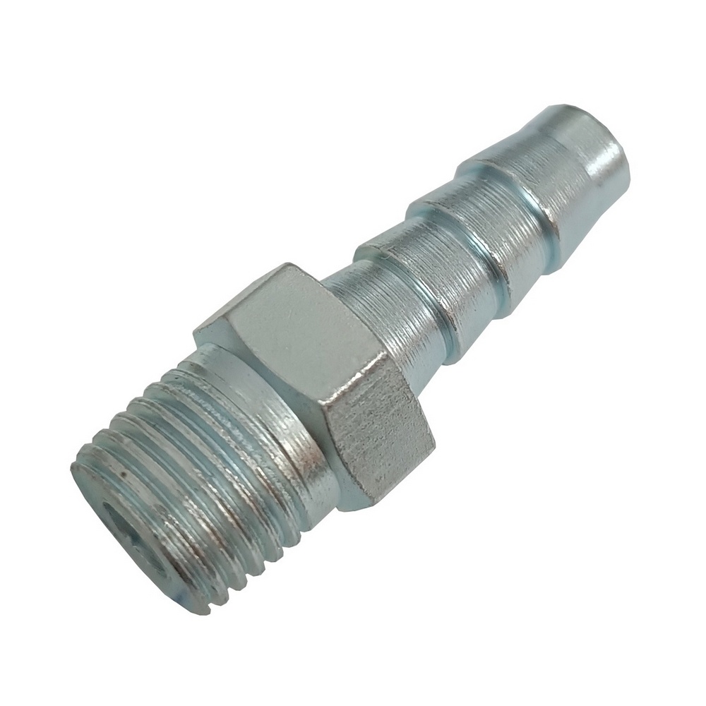 Espigão p/ Mangueira 5/16" x Rosca Macho 3/8" BSP em Alumínio