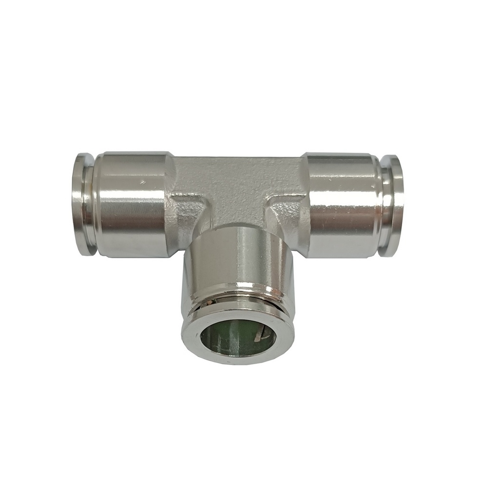 Tee União Tubo 4 mm - PUT (Conexão Instantânea Aço Inox)