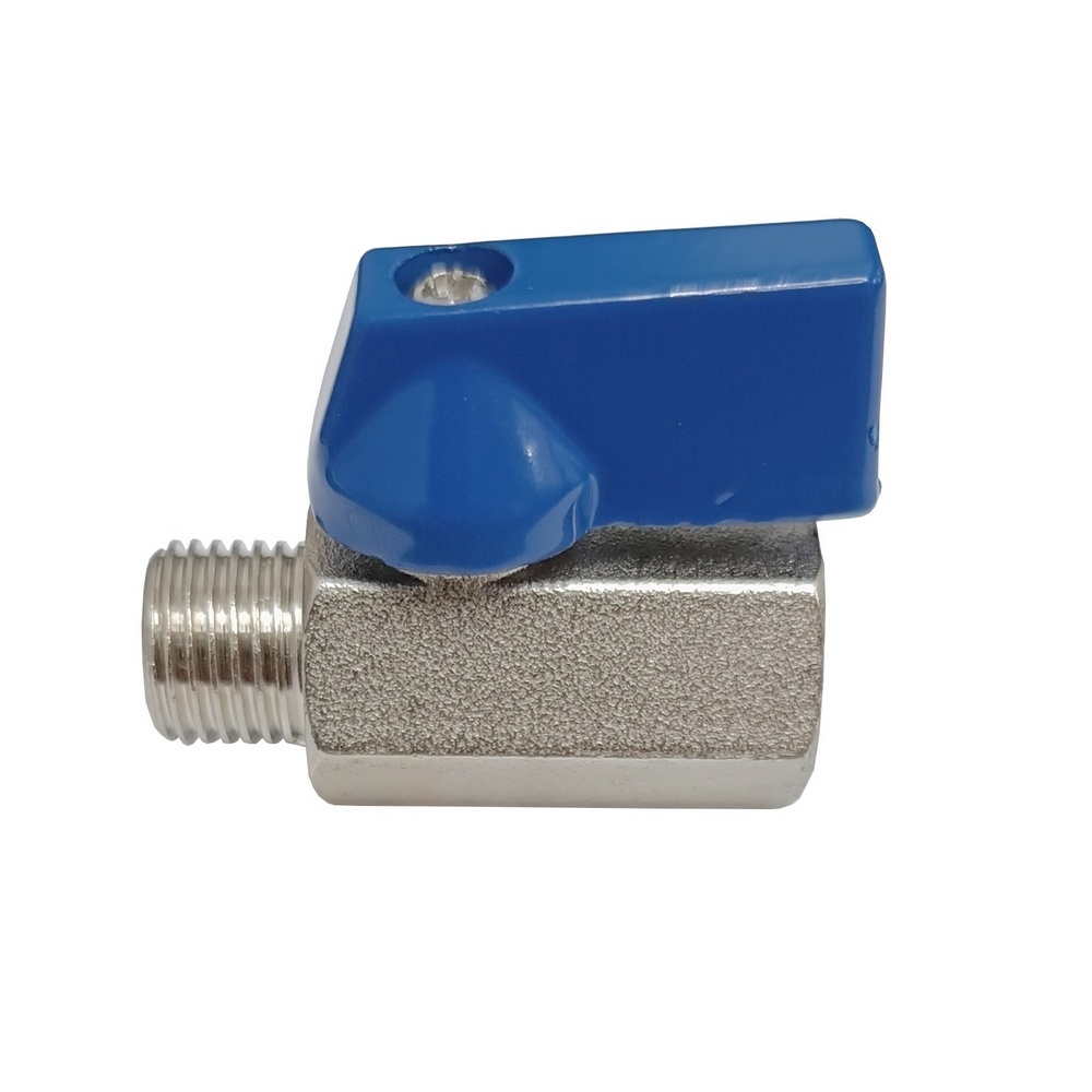 Válvula de Esfera Mini Macho/Fêmea 1/2