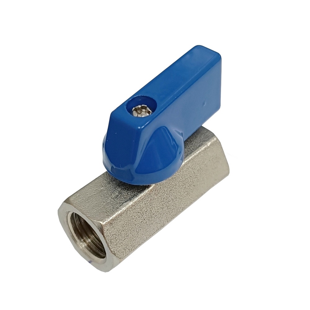 Válvula de Esfera Mini Fêmea 1/8" BSP - PN16 - Importada