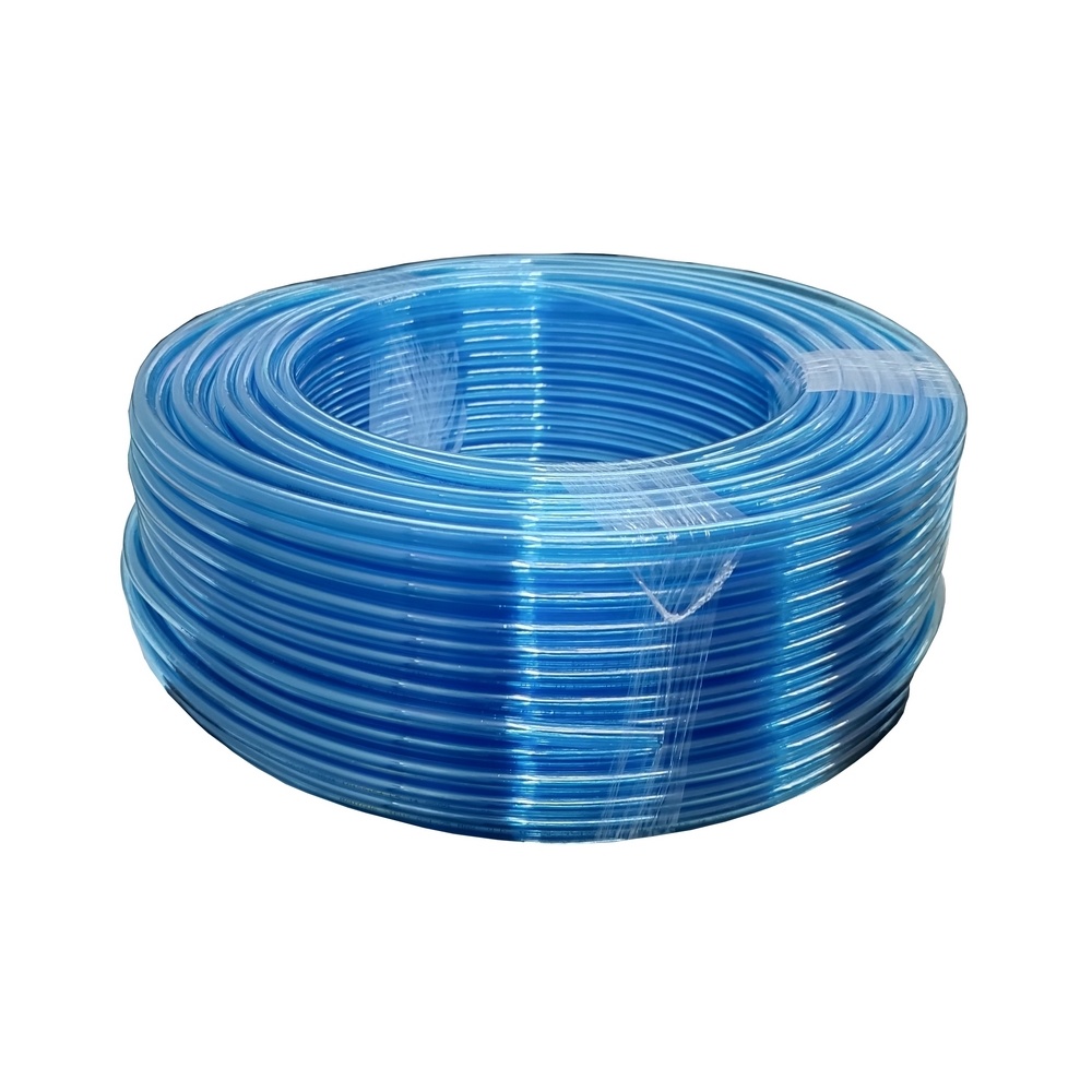 Mangueira / Tubo PU 12 mm x 2,00 Em Poliuretano na Cor Azul Translúcido (Preço Por Metro)