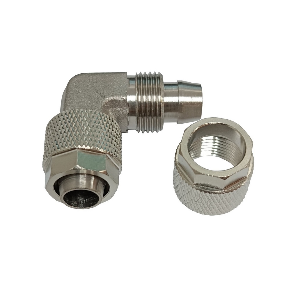 Cotovelo União 4 mm Dois Toques Niquelada