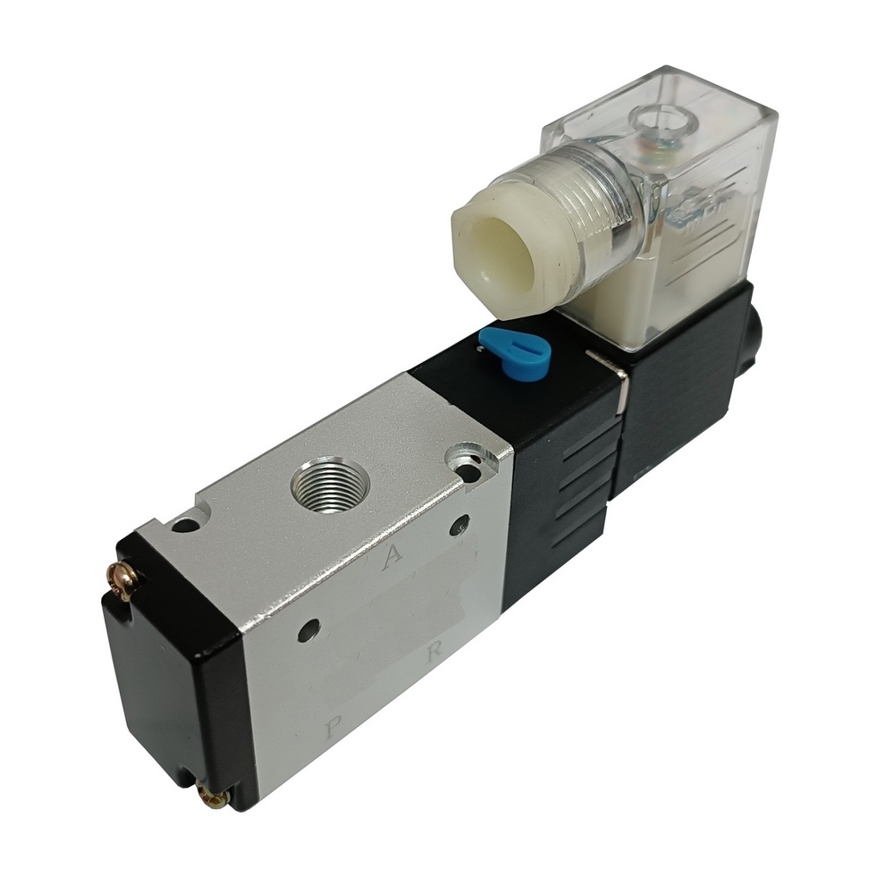 Válvula Solenóide/Mola 1/8 3/2 Vias 024 VCA Modelo VSMO1832 (Corpo 1/4")