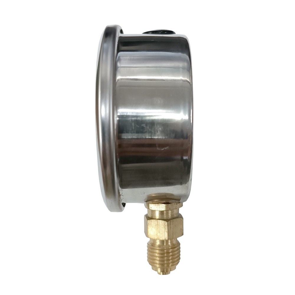 Manômetro Vertical 230 PSI / 16 Bar Com Rosca 1/4