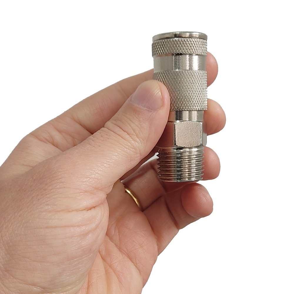 Engate Rápido c/ Esfera Rosca Macho 1/2