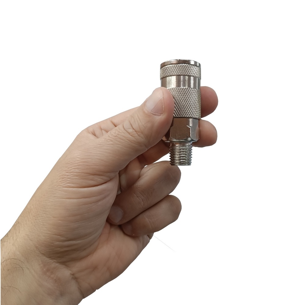 Engate Rápido c/ Esfera Rosca Macho 1/4