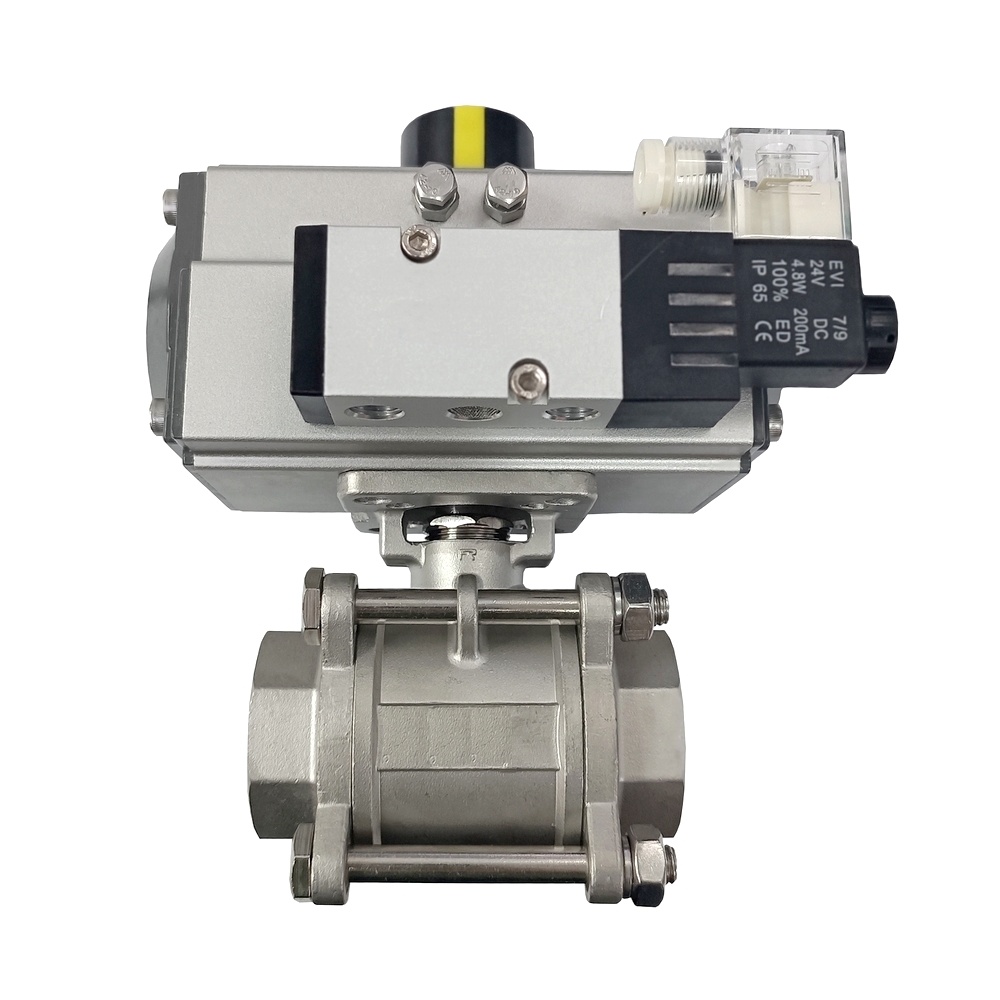 Atuador Rotativo Montado com Válvula Tripartida (Preço Sob-Consulta)