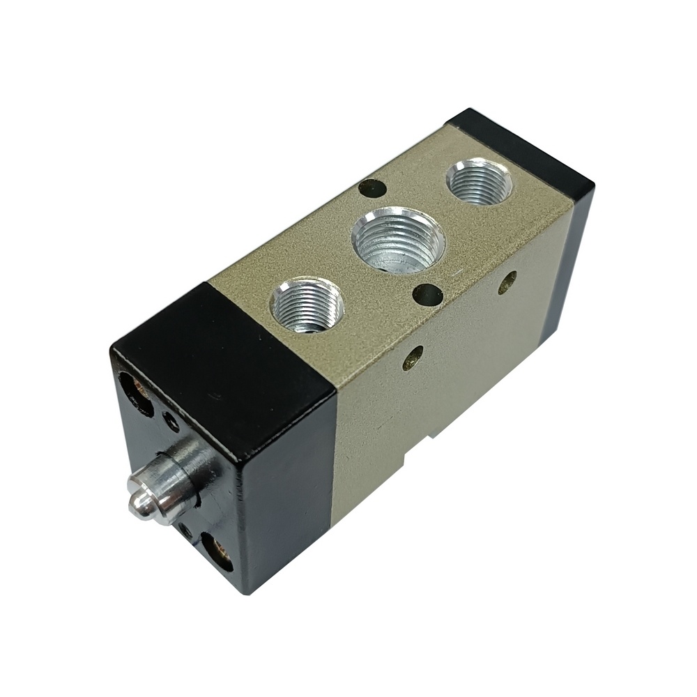 Válvula Pino/Mola 1/4" 5/2 Vias