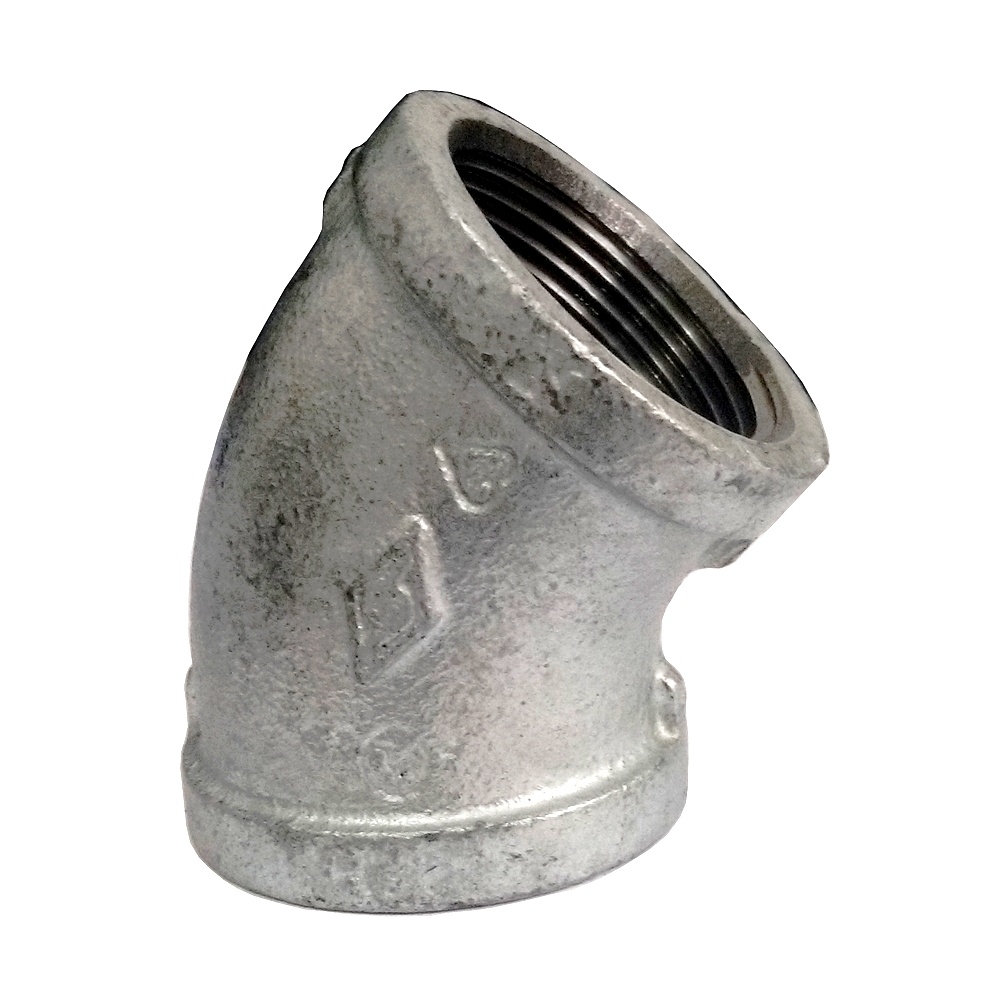 Cotovelo 45º 3" BSP - Galvanizado