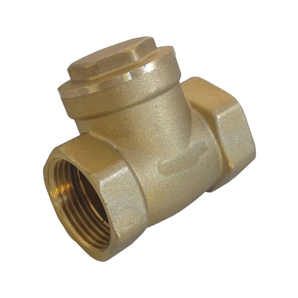 Válvula De Retenção Portinhola 1.1/2" BSP Em Latão