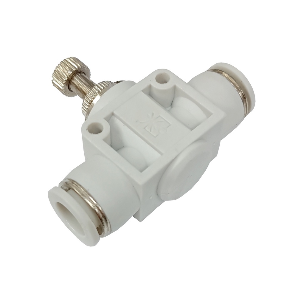 Regulador de Fluxo em Linha Tubo 6 mm - NSF (Conexão Instantânea Primeira Linha Branca)