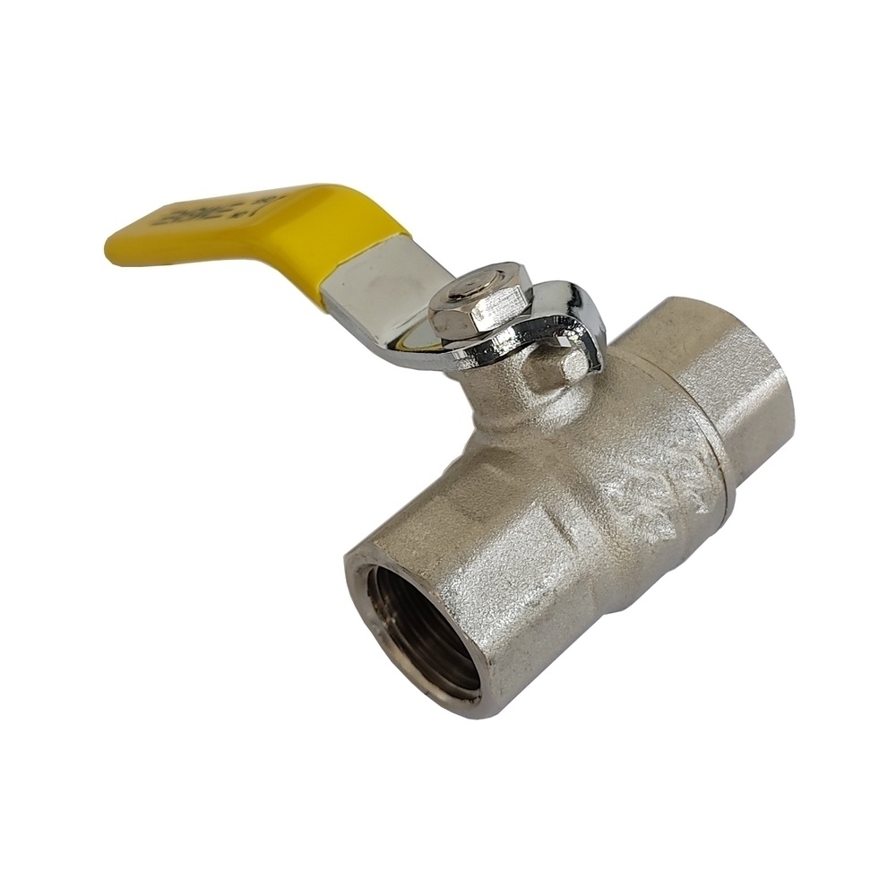 Válvula de Esfera Rosca 3/4" BSP Monobloco PN25 (p/ Gás PN20) Acionamento Alavanca