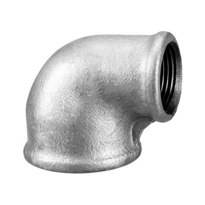 Cotovelo De Redução 90º 1/2" x 3/8" BSP - Galvanizado