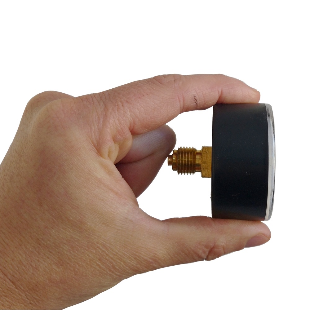 Manômetro Horizontal 6 PSI / 4 Bar Com Rosca 1/4